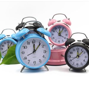 Sẵn Đồng Hồ Báo Thức Hai Quả Chuông Gõ Kim Trôi Mẫu mới -dc3870| Shop Phụ Kiện Số