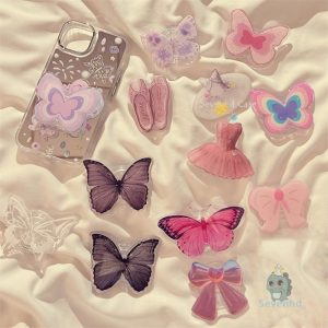 Sẵn Ốp Điện Thoại Họa Tiết Sao Lấp Lánh Gắn Kèm Nhẫn Giữ Có Thể Gấp Gọn Dành Cho iPhone Android| Shop Phụ Kiện Số