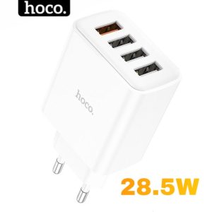 Sẵn Củ sạc nhanh samsung xiaomi 28.5W .. 4 cổng usb a HOCO - Cục sạc 4 in 1 đa năng QC3.0| Shop Phụ Kiện Số