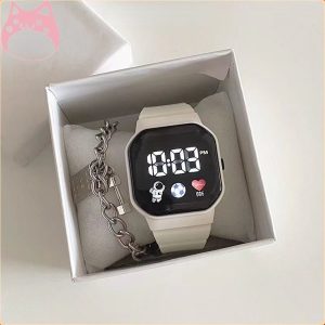 Sẵn Đồng Hồ Đeo Tay Họa Tiết Phi Hành Gia Có Đèn Led Dành Cho Nam Và Nữ| Shop Phụ Kiện Số