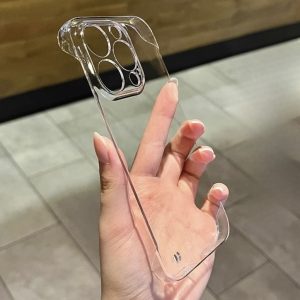 Sẵn Ốp điện thoại di động không viền cao cấp siêu mỏng tương thích cho iPhone 16PLUS 13 14 15PRO 12 11 16PROMAX 14PLUS XSmax XR 7 8 7plus 8plus Vỏ trong suốt| Shop Phụ Kiện Số
