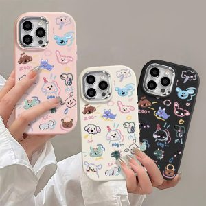 Sẵn Ốp Điện Thoại Họa Tiết Động Vật Graffiti Nhiều Màu Sắc Tương Thích Cho IPhone 15 14 13 12 16Pro MAX 7 8 Plus X XR XS MAX SE2020 15plus Vỏ Mềm TPU Lỗ Lớn Cao Cấp| Shop Phụ Kiện Số