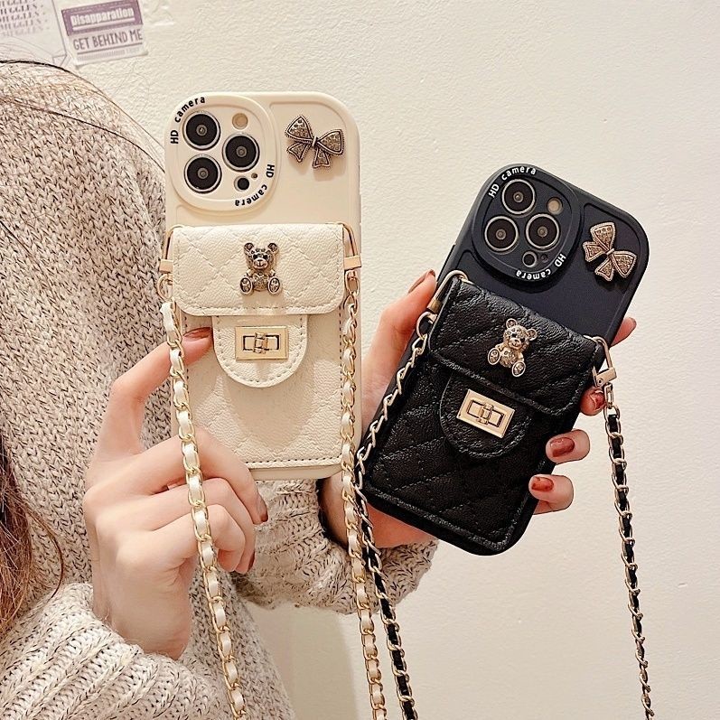 Ốp Điện Thoại Mềm Cho Iphone 15 14 13 11 12 Pro XS Max X XR 7 + 8 Plus TPU Họa Tiết Linh Hoạt Túi Dây Đeo Tinh Tế Chống Rơi sg 11134201 7reoz