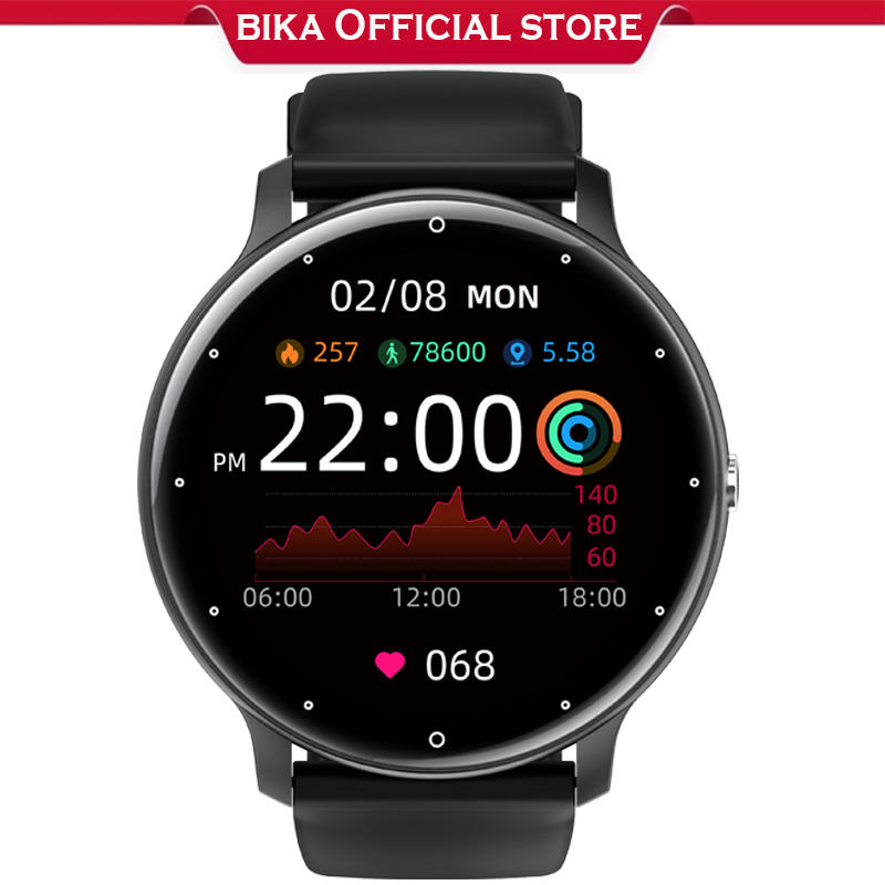 Bika 2024 Mới Đồng Hồ Thông Minh IP67 Chống Nước Bluetooth Nam Nữ Toàn Màn Hình Cảm Ứng Thể Thao Đồng Hồ Cho Android IOS Đồng Hồ Thông Minh Nam sg 11134301 7rdyt