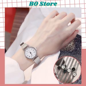 Sẵn Đồng hồ đeo tay thời trang nữ cao cấp Q.uartz dây kim loại siêu Hot DH12| Shop Phụ Kiện Số