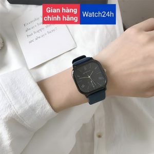 Sẵn Đồng Hồ Nam Nữ Dây Da ROSIVGA - Đồng hồ nam nữ dây da mặt la mã thời trang cá tính| Shop Phụ Kiện Số