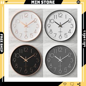 Sẵn Đồng Hồ Treo Tường Kim Trôi, Đồng Hồ Quartz Cao Cấp Kim Trôi Yên Tĩnh - MINSTORE| Shop Phụ Kiện Số