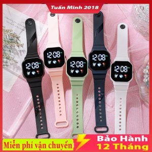 Sẵn Đồng hồ đeo tay thể thao kỹ thuật số bằng cao su mềm có đèn LED phi hành gia thời trang dành cho nam và nữ| Shop Phụ Kiện Số