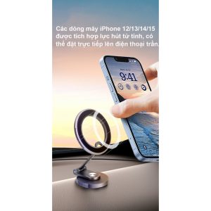 Sẵn [Phiên bản nâng cấp] Giá Đỡ Điện Thoại Ô Tô - 360 Hít Nam Châm đỡ điện Độ Giá Đỡ Điện Thoại Nam Châm Hoạt| Shop Phụ Kiện Số - Ảnh 4