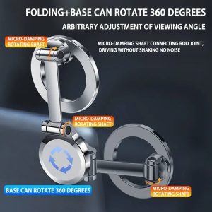 Sẵn [Phiên bản nâng cấp] Giá Đỡ Điện Thoại Ô Tô - 360 Hít Nam Châm đỡ điện Độ Giá Đỡ Điện Thoại Nam Châm Hoạt| Shop Phụ Kiện Số - Ảnh 5