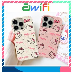 Sẵn Ốp lưng iphone mềm thân thiện môi trường mèo kitty 6s/6plus/7/8/plus/x/xs/11/12/13/14/15/pro/max/plus/promax-Awifi D4-14| Shop Phụ Kiện Số