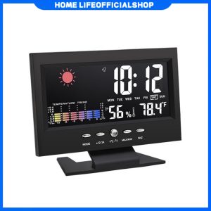 Sẵn [ Free shipping ️]Đồng Hồ Để Bàn LED Màn Hình LCD Báo Thức, Cảm Biến Âm Thanh ,đồng hồ led báo thức| Shop Phụ Kiện Số