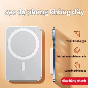 Sẵn Pin Sạc Dự Phòng Không Dây Dung Lượng 10000mAh Full Hộp ( Hỗ trợ Từ 12 Trở lên )| Shop Phụ Kiện Số