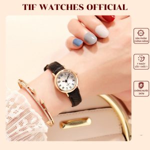 Sẵn Đồng Hồ Đeo Tay Nữ AME Tif Watches dáng Hàn Quốc Phong Cách Sang Trọng| Shop Phụ Kiện Số