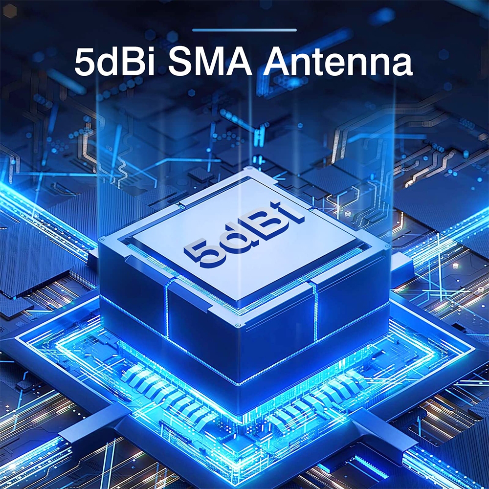 Sẵn USB Thu Sóng wifi Goojodoq 1300mbps USB 3.0 2 Râu Kết Nối Mạng Không Dây 2.4G+5G Bộ Thu Phát WiFi Cho Máy Tính| Shop Phụ Kiện Số - Ảnh 4