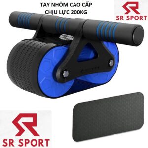 Sẵn Con Lăn Tập Cơ Bụng 2 Bánh Sử Dụng Công Nghệ Mới Có Phanh Lò Xo Trợ Lực + Kèm Thảm Lót Gối| Shop Phụ Kiện Số